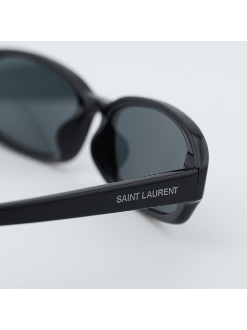 Saint Laurent SL872 ERIN 001 Sunglasses Black Rectangle Frame, Black Lenses - Picture 6 of 11